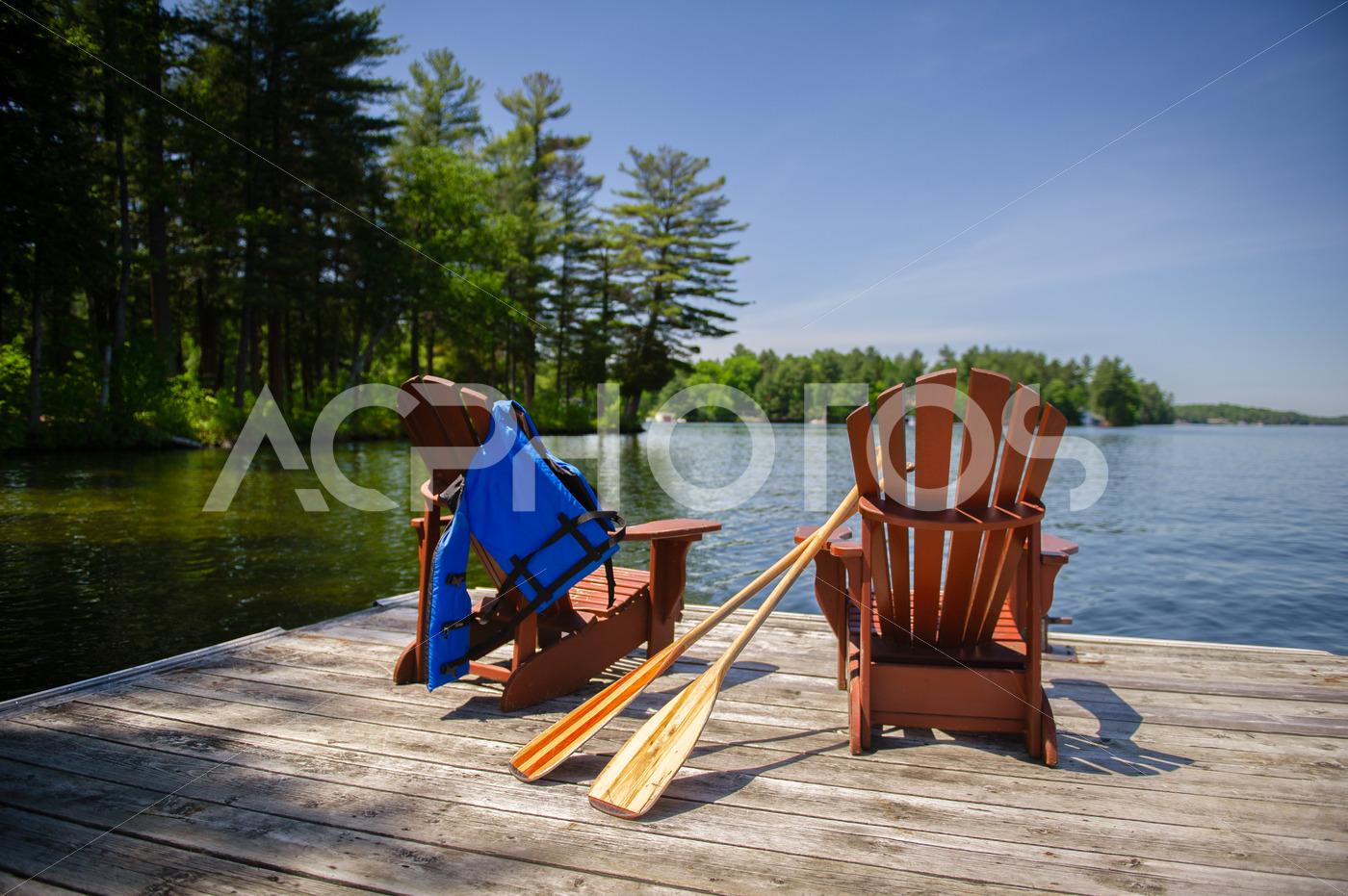Adirondack chairs life jacket 038 paddles 2772
