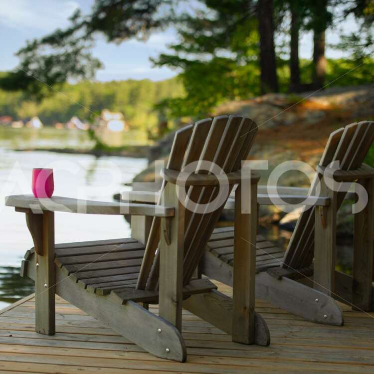 Adirondack chairs with tumbler glass - Alessandro Cancian Photography