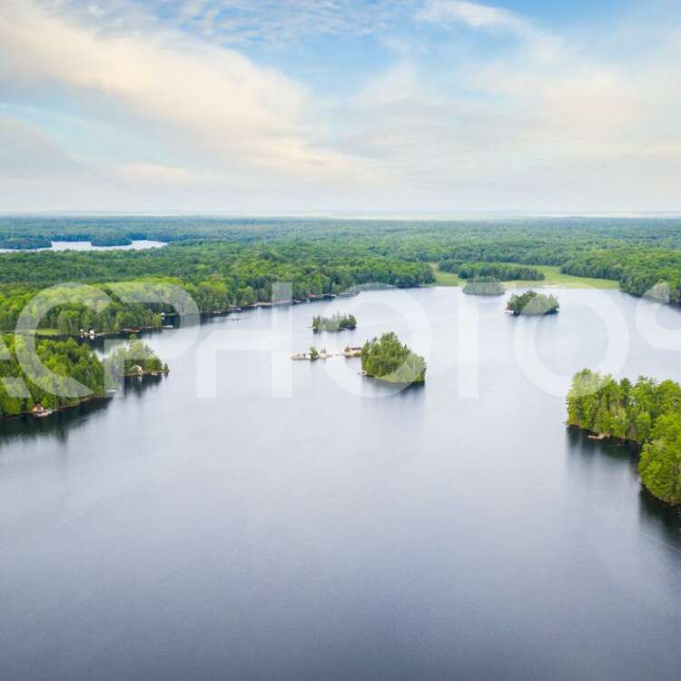 Aerial view of a lake in Canada - Alessandro Cancian Photography