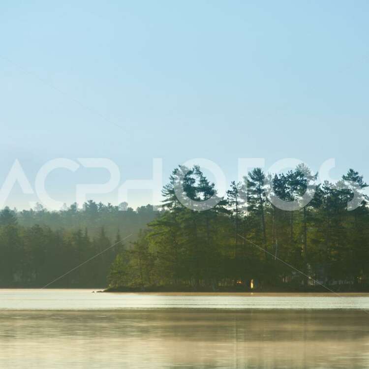 Sunrising Over a Lake in Muskoka - GettaPix