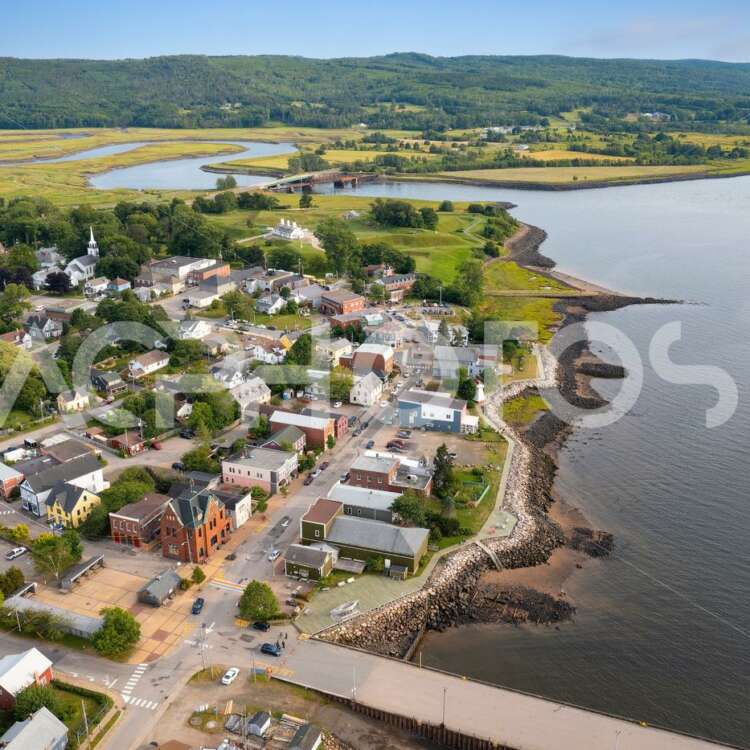 Aerial view of Annapolis Royal - GettaPix