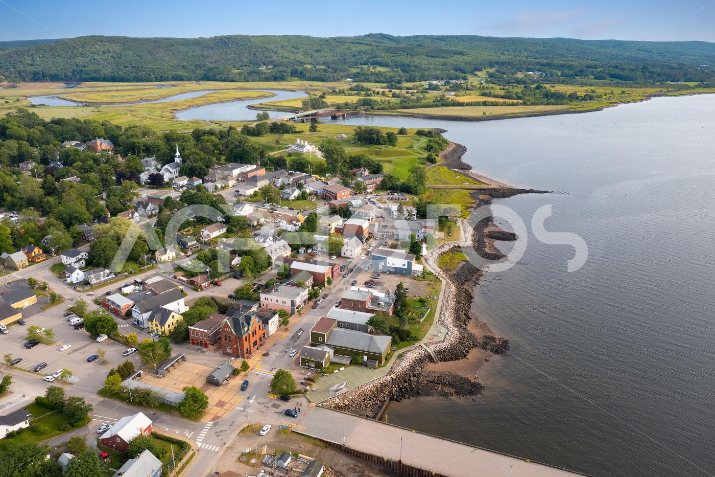 Aerial view of Annapolis Royal - GettaPix
