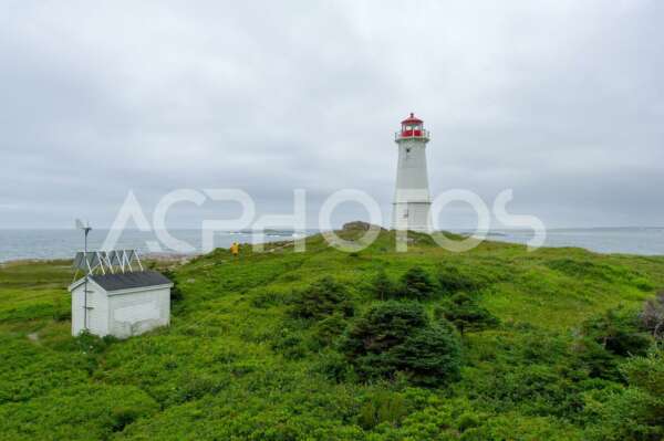 Louisbourg Lighthouse ona cloudy day - GettaPix