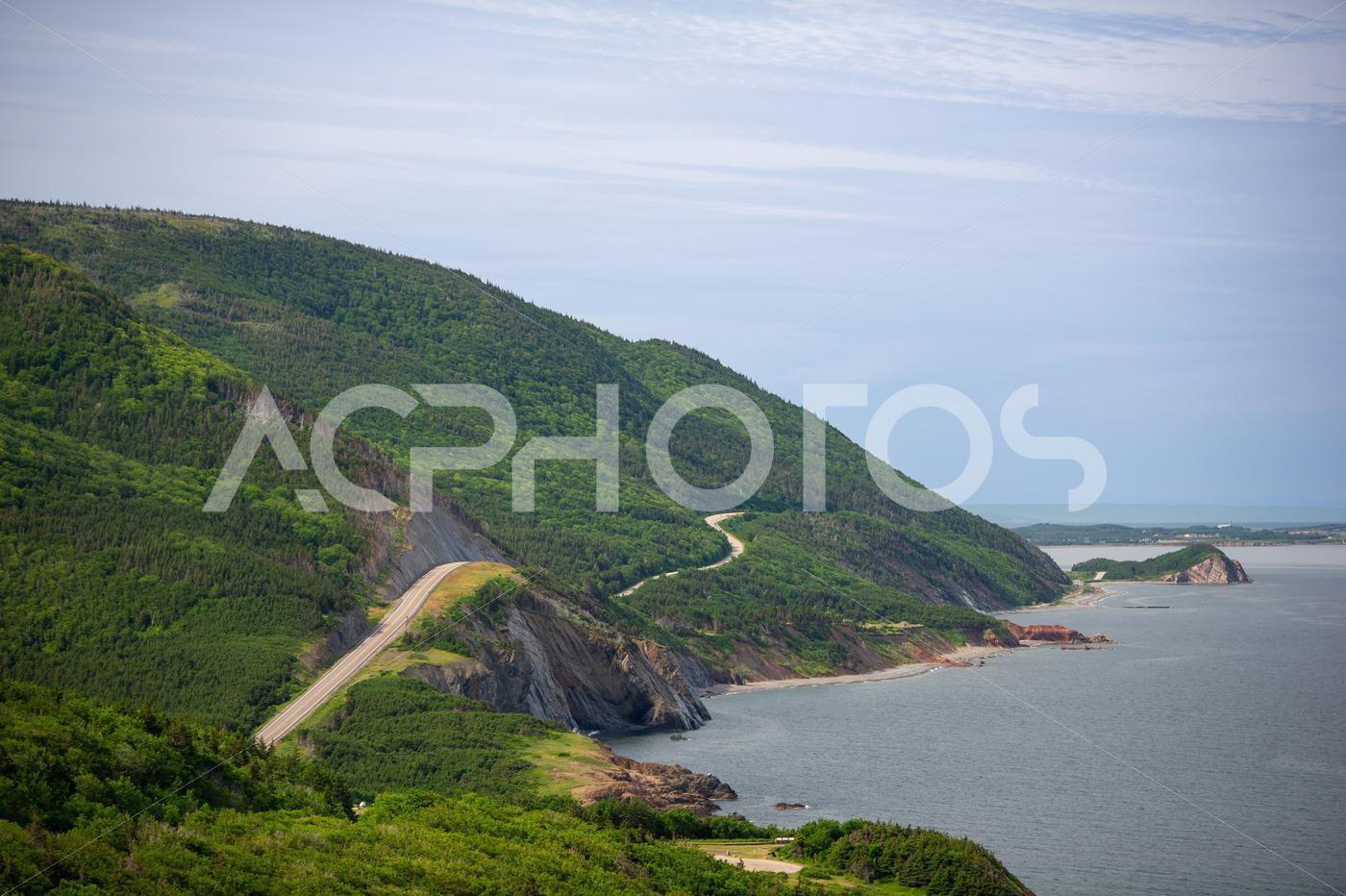 Scenic view of Cabot Trail in Cape Breton Island - GettaPix