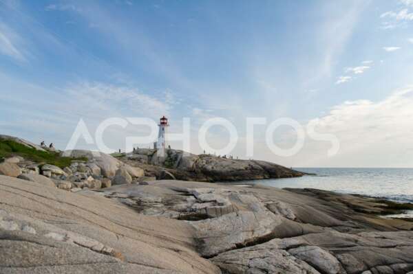 Scenic view of the lighthouse at Peggy’s Cove - GettaPix