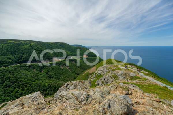 The winding Cabot Trail road - GettaPix
