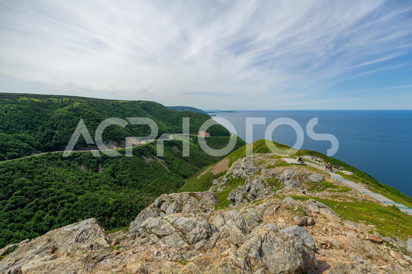 The winding Cabot Trail road - GettaPix