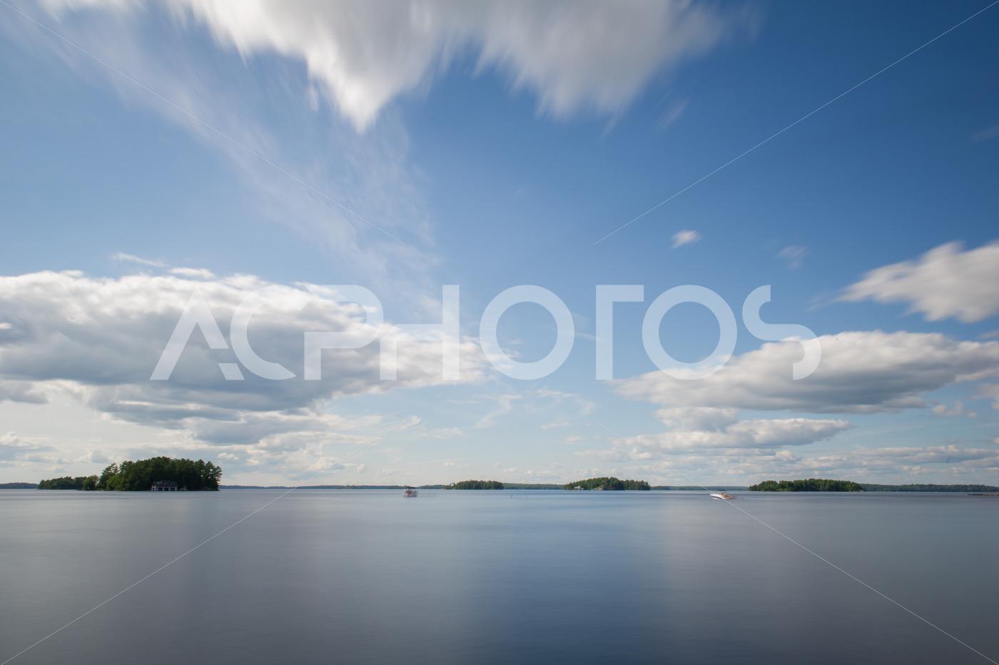 Long exposure view of Lake Muskoka in Muskoka - GettaPix